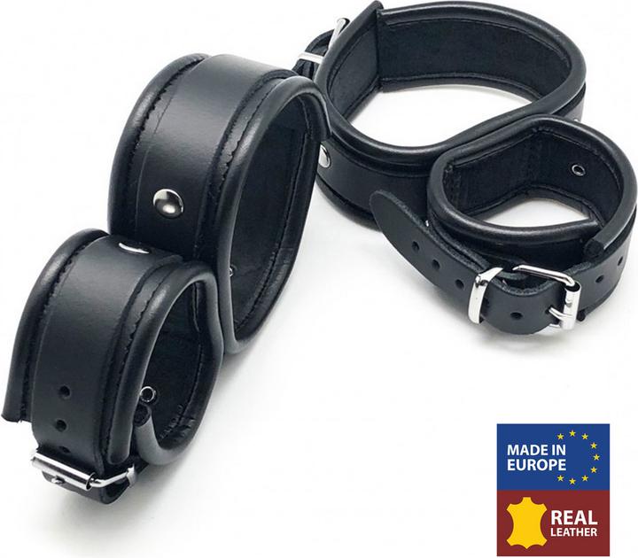 Actual product image The Red Leder Fuss-Handfesseln