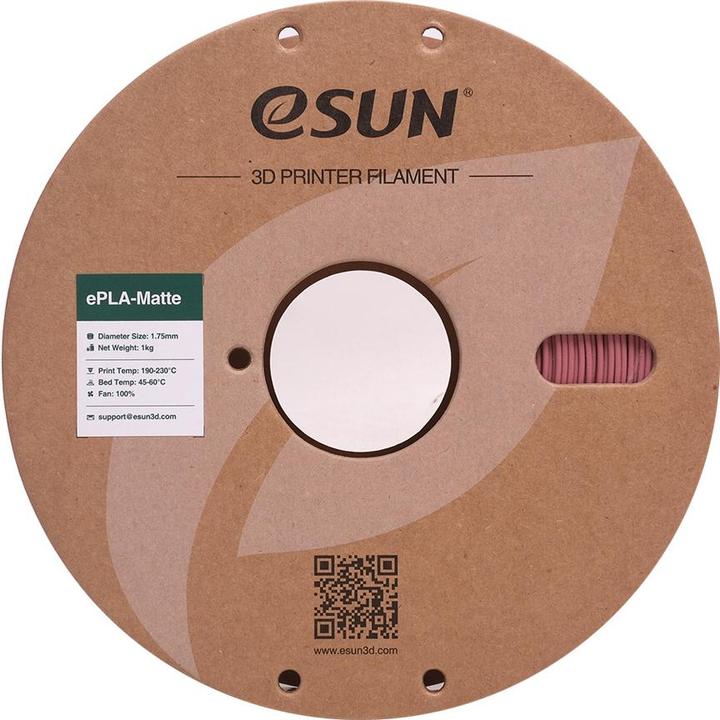 Image du produit eSUN Filament ePLA-Mat Morandi Purple 1.75mm 1Kg (PLA, 1.75 mm, 1000 g, Violet)