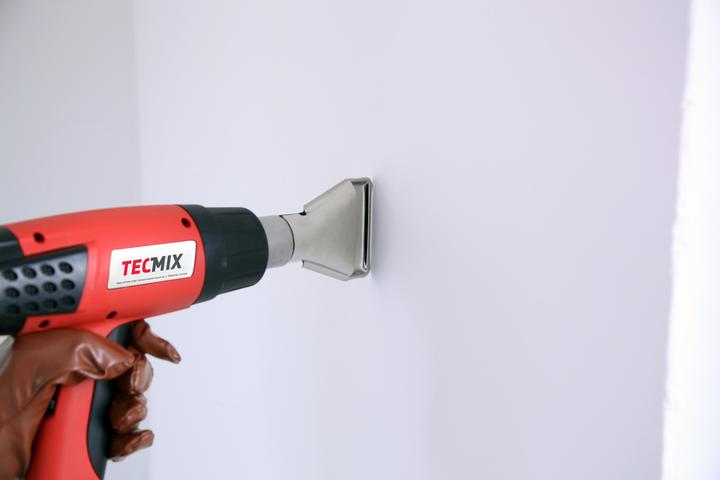 Actual product image Tecmix Digital hot air gun with ergonomically shaped soft handles