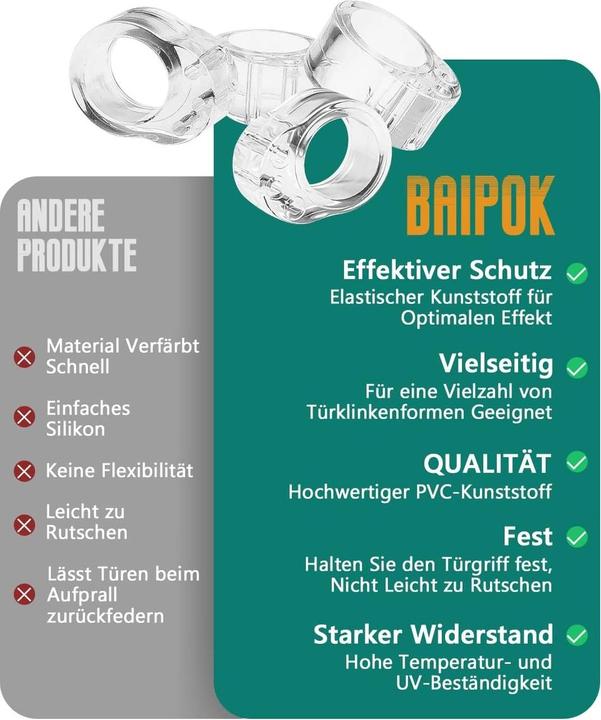 Produktbild ASMI Türklinkenpuffer (6 Stk.)