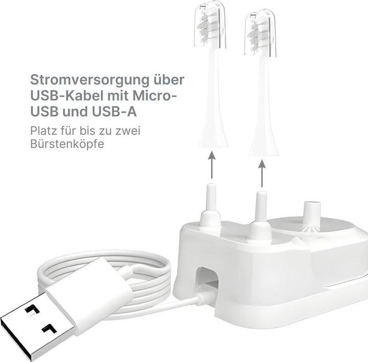 Produktbild Hermex Alternative Ladestation für Philips Sonicare elektrische Zahnbürste (Zahnbürsten Ladegerät)