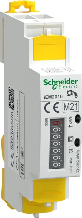 Schneider Electric 1PH MID meter iEM2010 230V 40A pulse