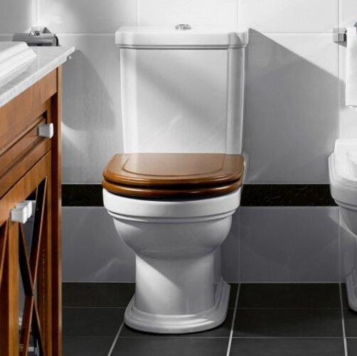 Actual product image Villeroy & Boch Low-profile WC for WC combination Homage white standing with coating 666210R1