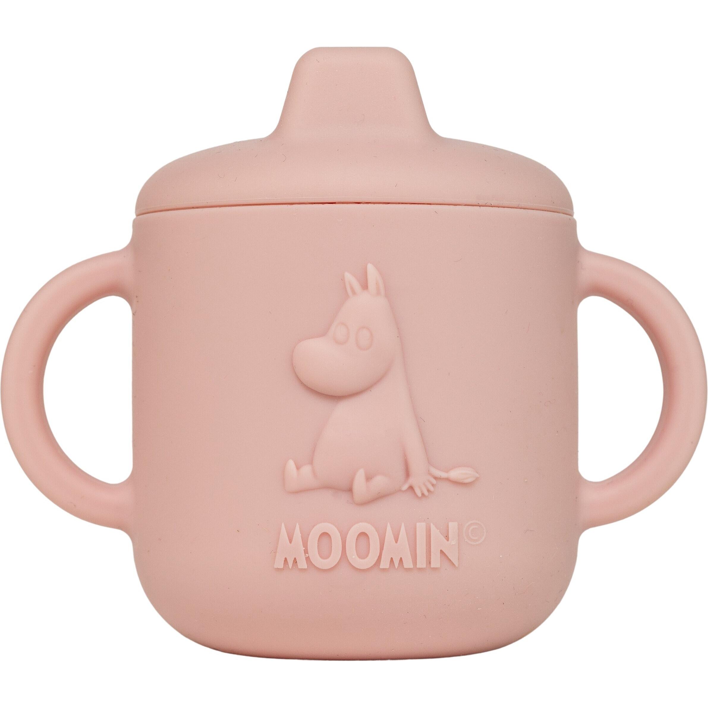 Muuwmi, Kindergeschirr + Kinderbesteck, Silicone sippy cup, rosehip pink