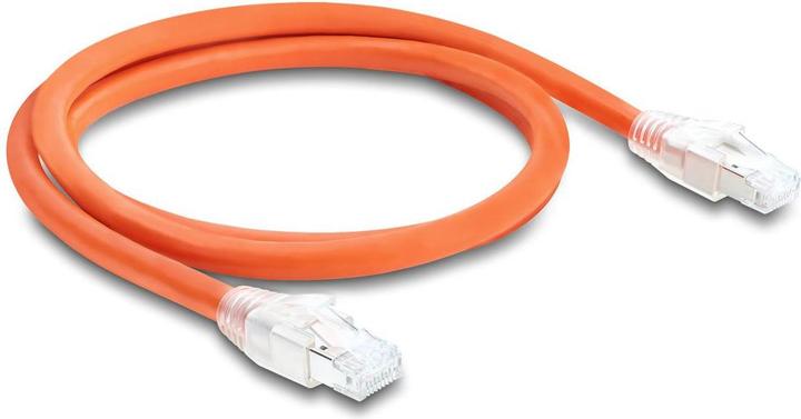 Produktbild Delock RJ45 Netzwerkkabel Cat.8.1 S/FTP 1 m bis 40 Gbps orange (81180) (S/FTP, CAT8.1, 1 m)