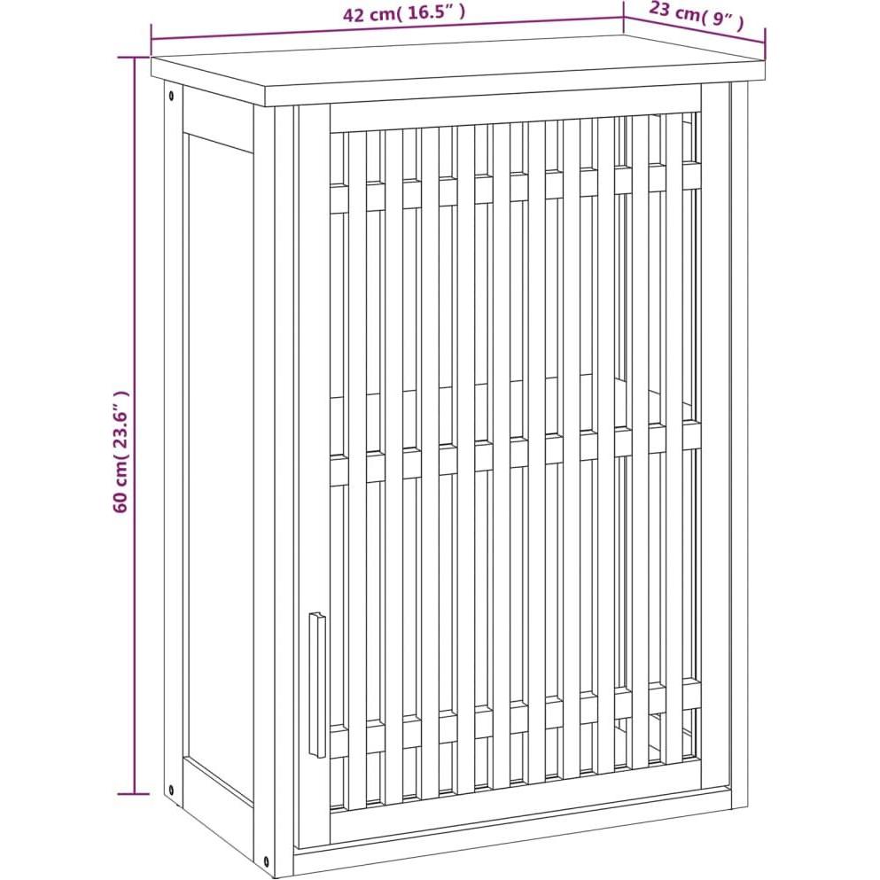 VidaXL, Badezimmerschrank, Bjorn (42 x 23 x 60 cm)