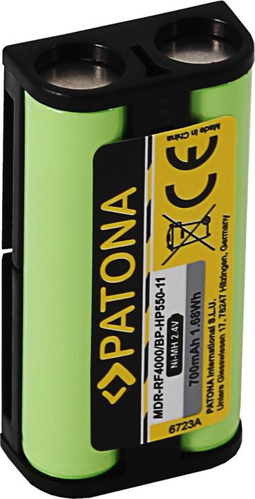 Immagine prodotto Patona Batteria ricaricabile per Sony MDR-RF4000 BP-HP550-11 Medion MDR-PF970RK