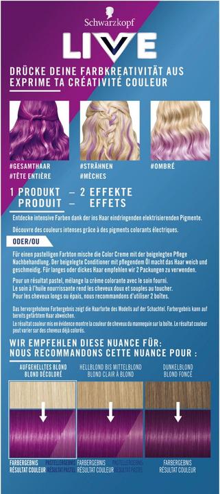 Image du produit Schwarzkopf Live Ultra Brights (94 Purple Punk)