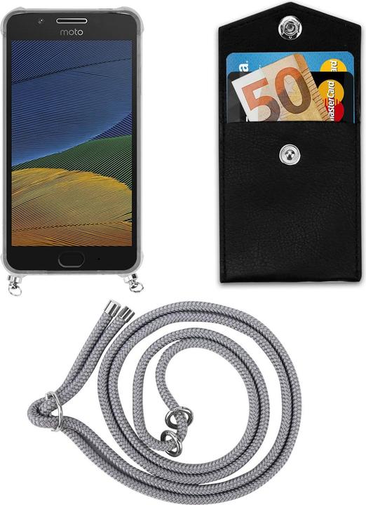 Produktbild Cadorabo TPU Handy Kette SILBER Cover