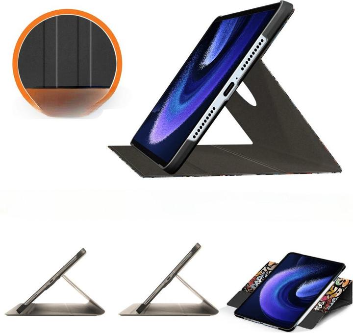 Produktbild Cover-Discount Xiaomi Pad 6 - Schutzhülle Comics (Xiaomi Pad 6, Xiaomi Pad 6 Pro)