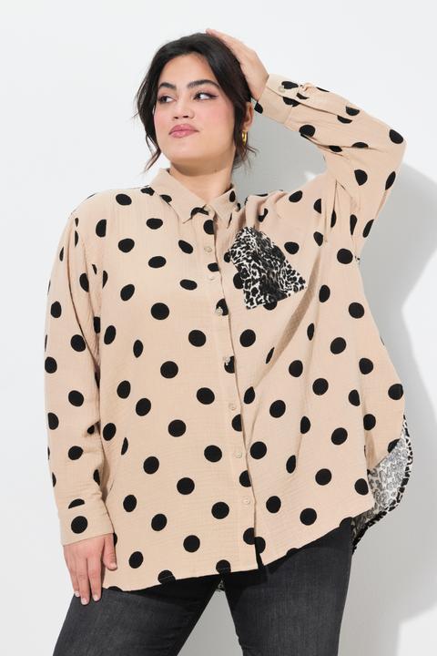 Produktbild Angel of Style Bluse, oversized, Musselin, Mustermix (46)