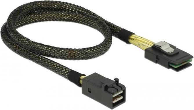 Image du produit Delock Câble Mini SAS HD x 4 connecteur SFF 8643 > Mini SAS x 4 connecteur SFF 8087 36 broches (50 cm, SCSI)