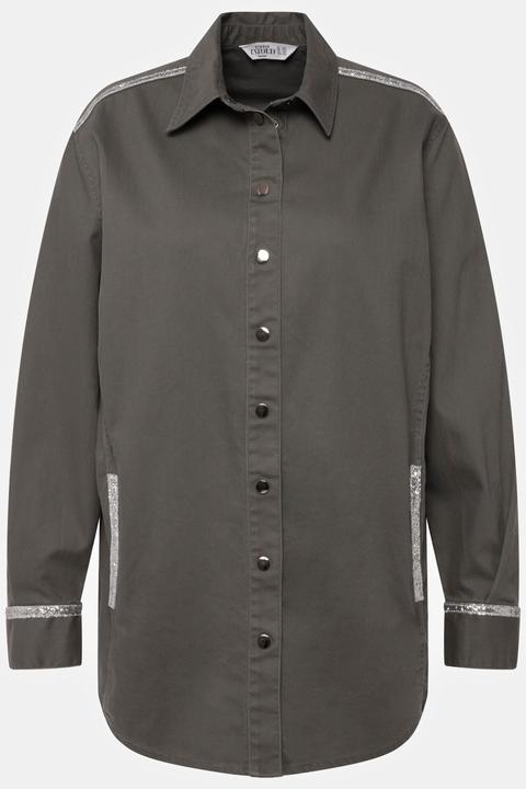 Immagine prodotto Studio Untold Camicia dal taglio oversize con nastri, collo da camicia e maniche lunghe (50, 52)