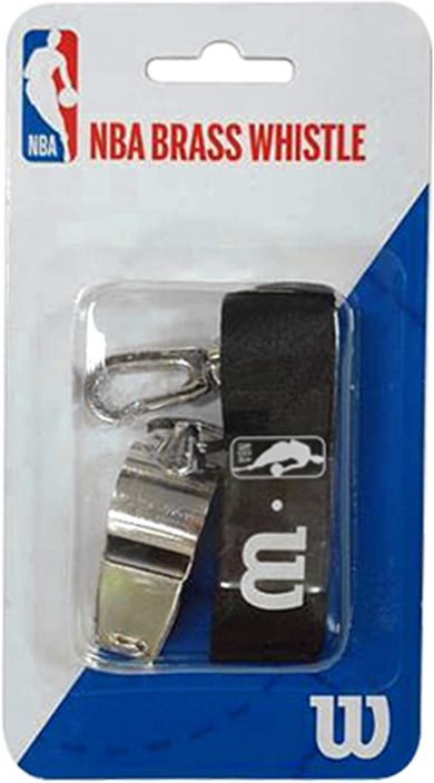 Actual product image Wilson Nba Brass Whistle With Lanyard