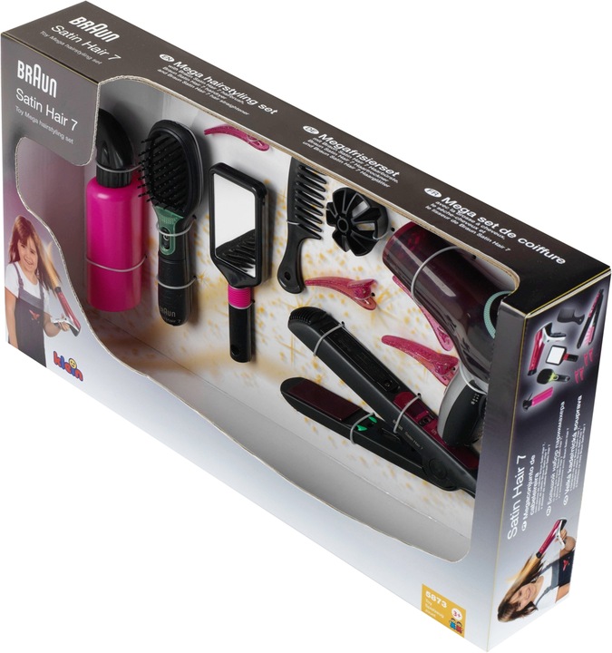 Immagine prodotto Theo Klein Set parrucchiere marrone Mega Set