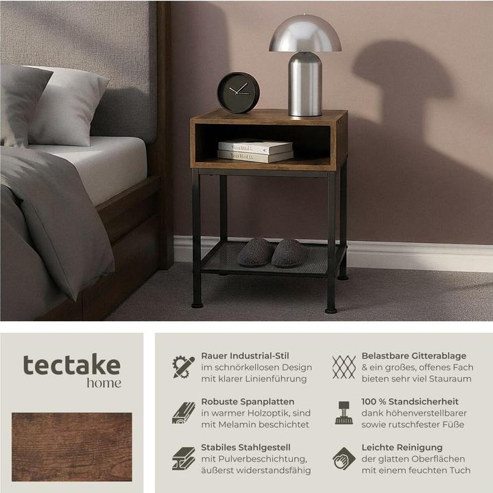 Image du produit tectake Harlow (40.5 x 40.5 x 52.5 cm)