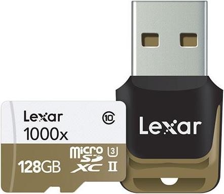 Produktbild Lexar microSDXC 1000x UHS-II (128 GB, microSDXC, U3, UHS-II)