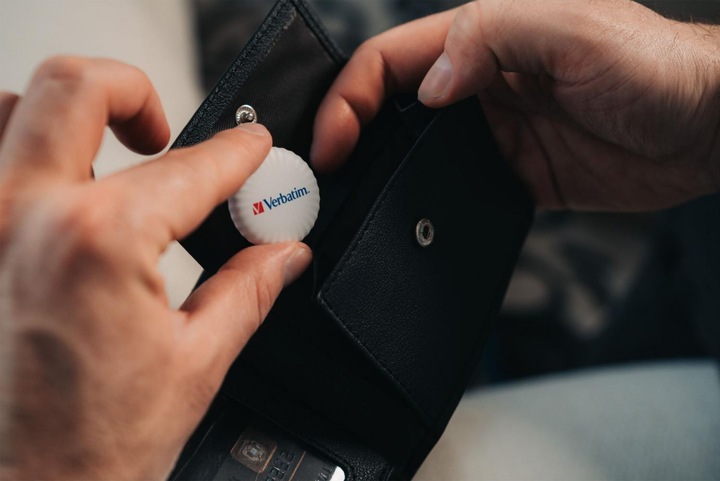 Immagine prodotto Verbatim 1x2 My Finder Coin Bluetooth Item Finder b/n 32134 (iOS)