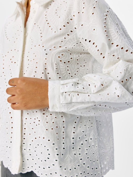 Produktbild Object Broderie Anglaise Hemd (44)