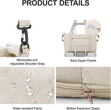 Reisetasche Damen Mit Kulturbeutel - 40x20x25 Cm Ryanair Handgepäck Weekender Bag Lila