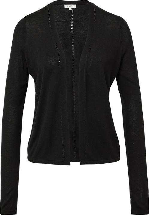 S.Oliver Strickjacke Leichte Strickjacke aus Viskose (38)