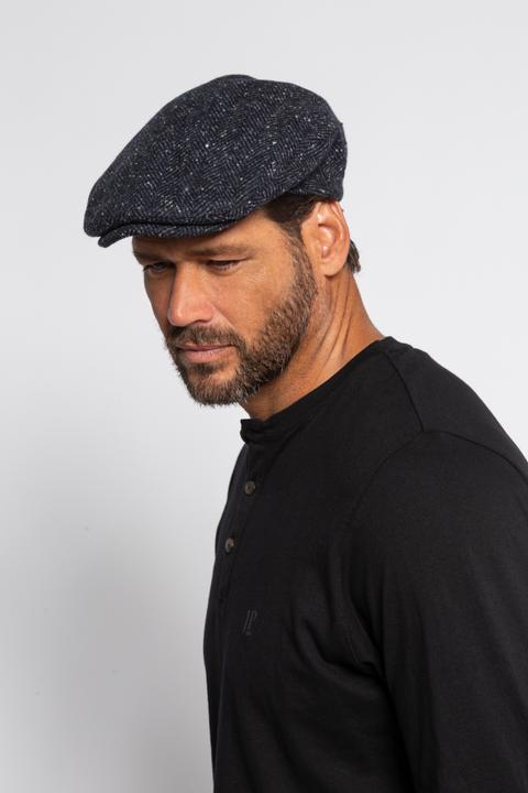Image du produit JP1880 Casquette en mélange de laine à motif chevrons