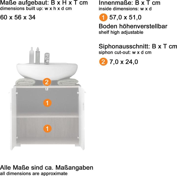 Immagine prodotto Trendteam Set-One (60 x 34 x 56 cm)