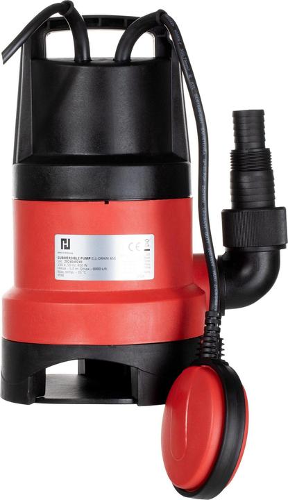 Actual product image Haushalt PUMP SUBMERSIBLE ELL-DRAIN 450 450W