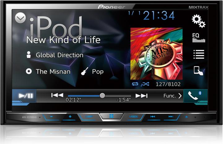 Actual product image Pioneer AVH-X5700DAB incl. DAB aerial (Apple Carplay)