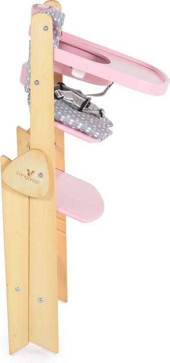Actual product image Cangaroo Kinderhochstuhl Caramel Holz (Stair high chair)