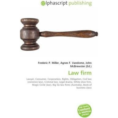 Law firm, Fachbücher von Agnes F. Vandome, Frederic P. Miller, John McBrewster