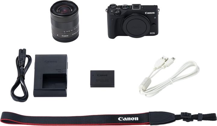 Image du produit Canon EOS M3, 18-55mm IS STM Kit (24.20 Mpx, APS-C / DX)