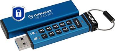 Actual product image Kingston Stick IronKey Keypad 200 512GB secure (512 GB, USB-A)
