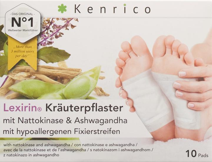 Actual product image Kenrico Herbal Patch with Nattokinase Ashwagandha Pfl (10 x)