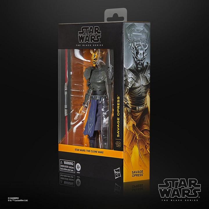 Produktbild Hasbro Star Wars: The Clone Wars Black Series Actionfigur Savage Opress 15 cm