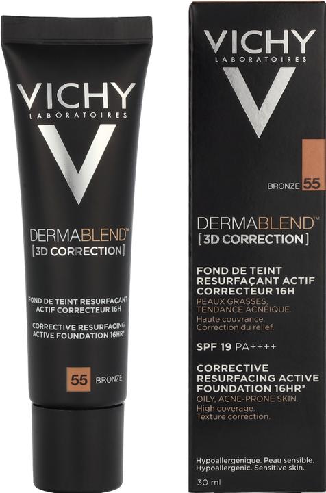 Produktbild Vichy DERMABLEND 3D CORRECTION fond de teint resurfaçant #55-bronz (55-bronz)