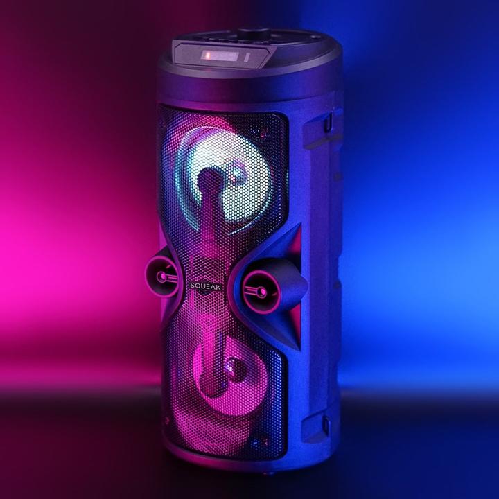 Actual product image Squeak Głośnik Karaoke Harmony Bluetooth 5.0 Radio Fm Microsd Aux USB Sq1004 (8 h)