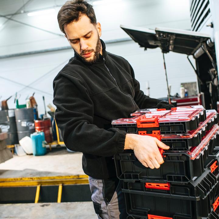 Immagine prodotto Tool Brothers Toolbrothers RHINO XXL Organiser ECO Altezza Scatole XL 582 x 387 x 131 mm 13,5 l IP66 con 6