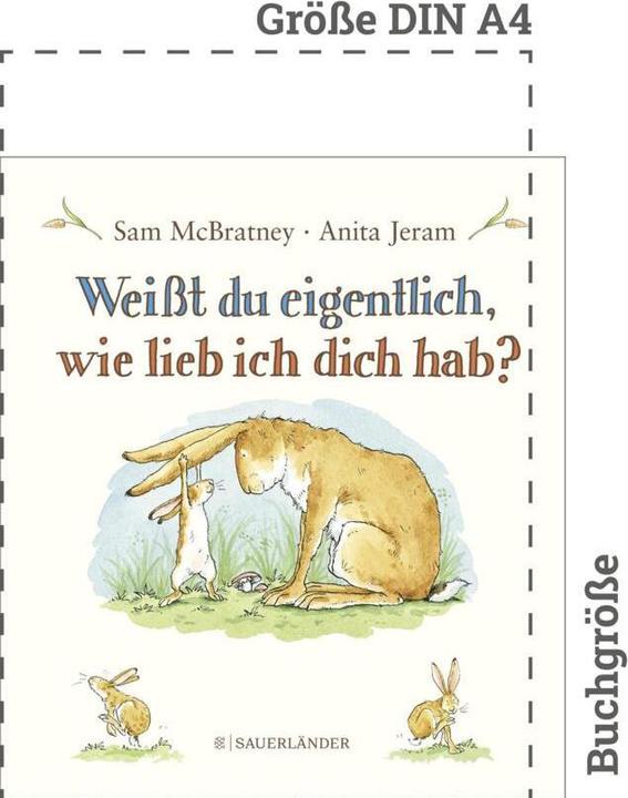 Immagine prodotto Weisst du eigentlich, wie lieb ich dich hab? (Tedesco, Sam McBratney, 2016)
