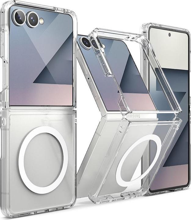 Produktbild Ringke Fusion Magnetic MagSafe Case für Samsung Galaxy Z Flip 7 - Transparent (Samsung Galaxy Z Flip7)