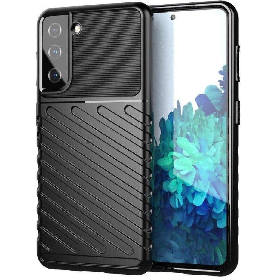 Hurtel Thunder Case Hülle für Samsung Galaxy S23+ Silikon Armor Case schwarz (Samsung Galaxy S23+), Smartphone Hülle, Sc...