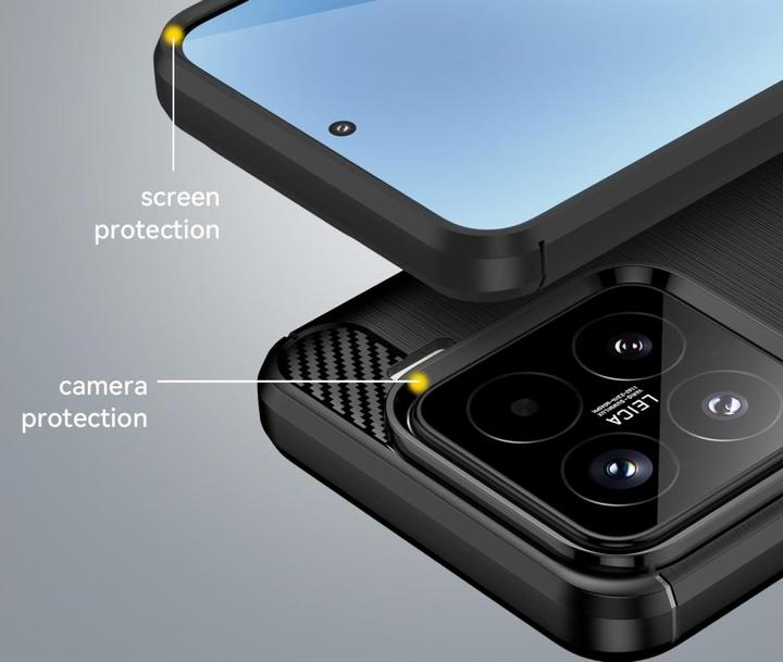 Immagine prodotto Screenguard Carbon Brushed Soft TPU Hülle (Xiaomi 15)