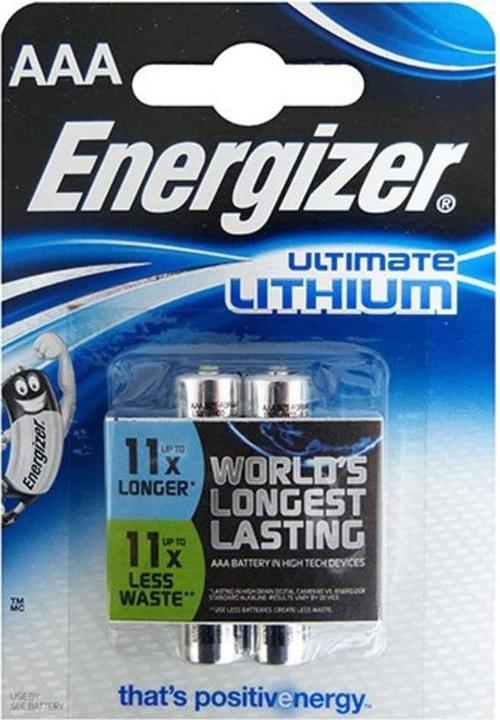 Actual product image Energizer Ultimate Lithium (2 pcs., AAA, 1250 mAh)