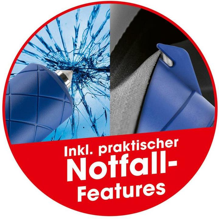 Productafbeelding CleanMaxx Akku-Handsauger mit Nothammer & Gurtschneider 50 W, 5 V