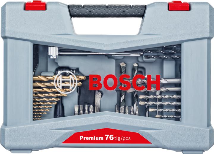 Produktbild Bosch Professional Zubehör 76-tlg. Premium X-Line Bohrer- und Schrauber-Set (2 - 10 mm)