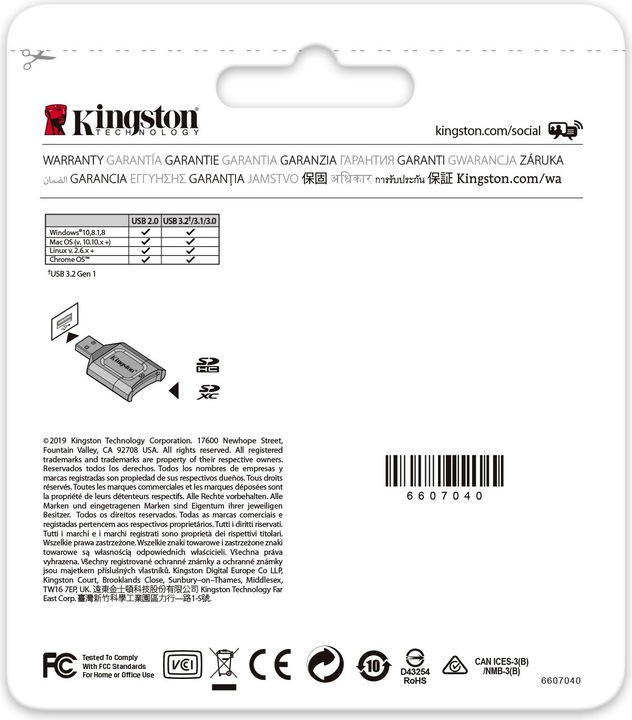 Actual product image Kingston MobileLite Plus (USB 3.0)