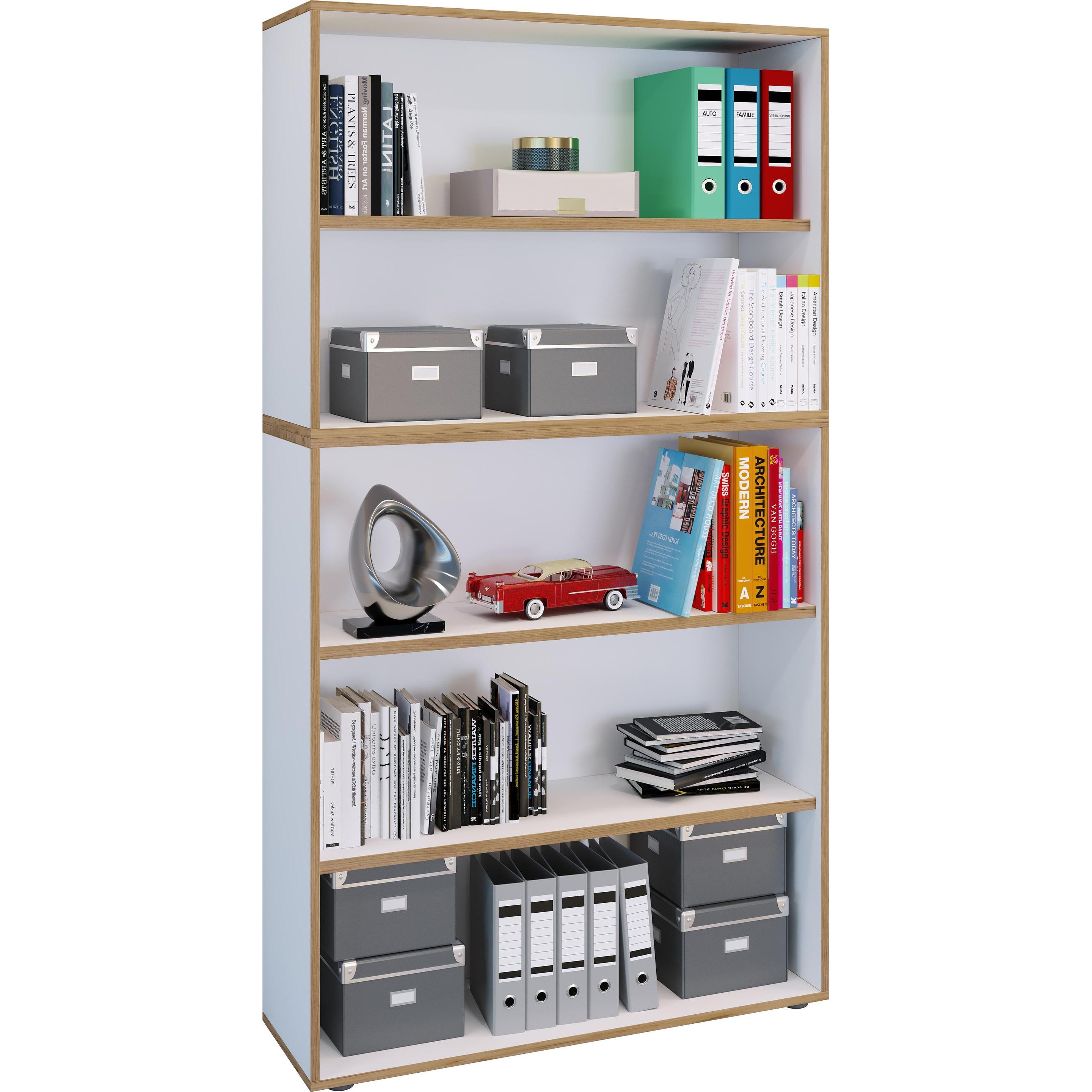 Thumbnail - VCM, Aktenschrank, Regal Bücher Ordner Salia 5fach B. 100cm