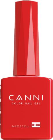 Canni Gellack 9108 (Rouge cerise, Vernis semi-permanent)