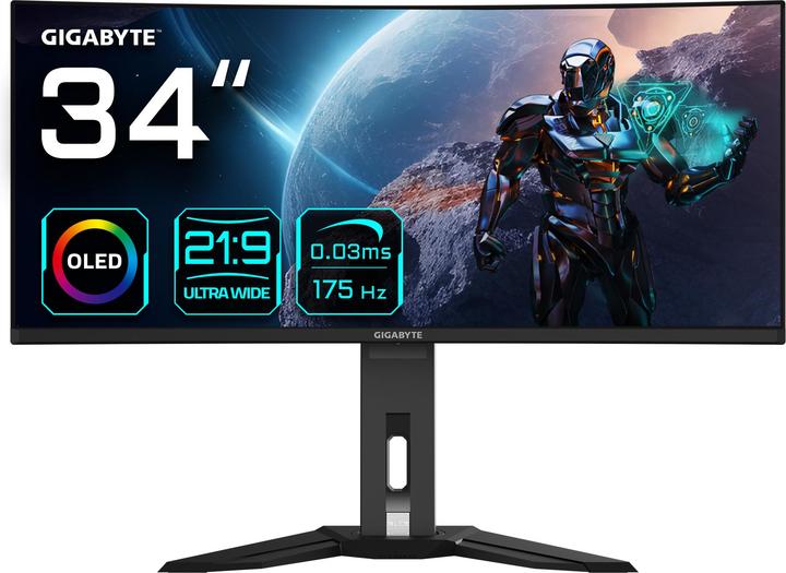 Produktbild Gigabyte MO34WQC (3440 x 1440 Pixel, 34")