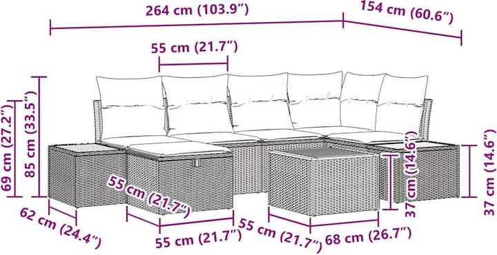 Produktbild vidaXL Miranda